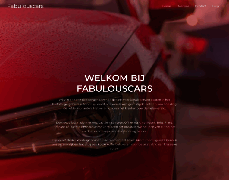 Fabulouscars.be thumbnail