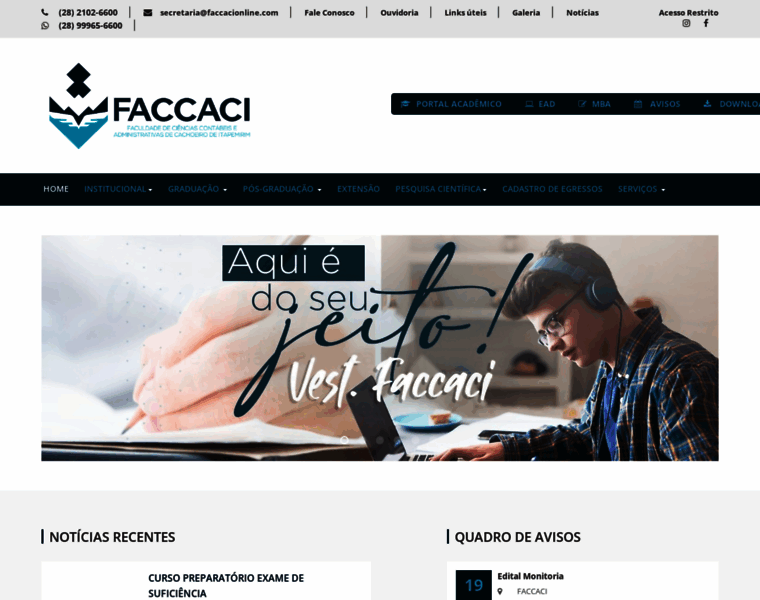 Faccaci.edu.br thumbnail