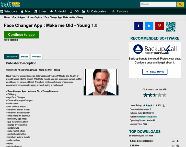 Face-changer-app-make-me-old-young.soft112.com thumbnail
