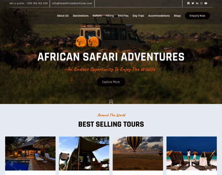 Faceafricaadventures.com thumbnail