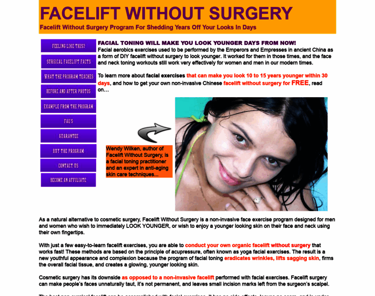 Facelift-without-surgery.biz thumbnail