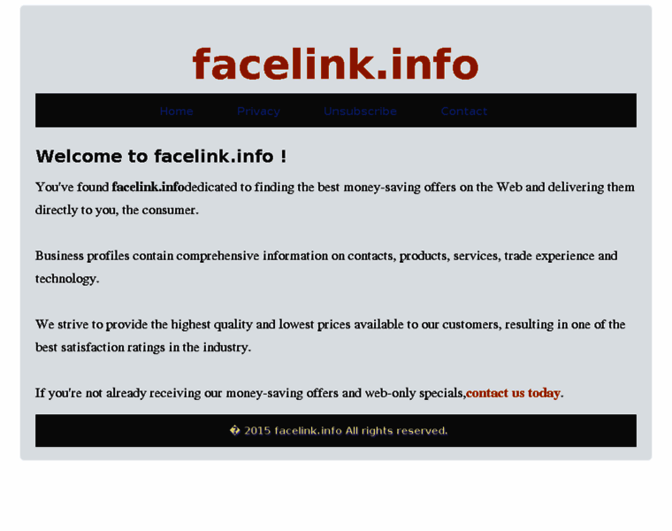 Facelink.info thumbnail