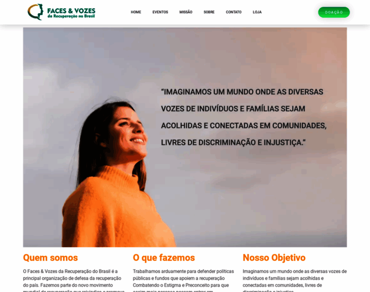 Facesevozes.org.br thumbnail