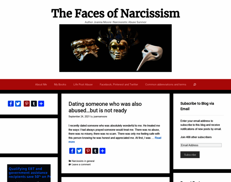 Facesofnarcissism.com thumbnail