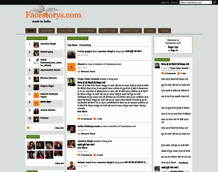Facestorys.com thumbnail
