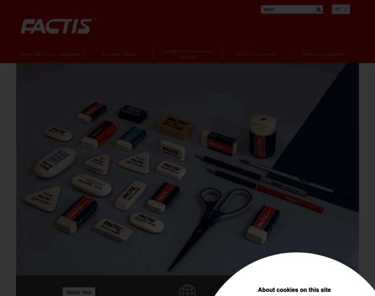 Factis-stationery.com thumbnail