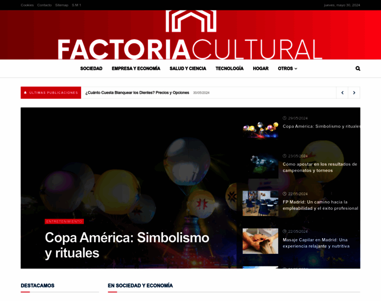 Factoriacultural.es thumbnail