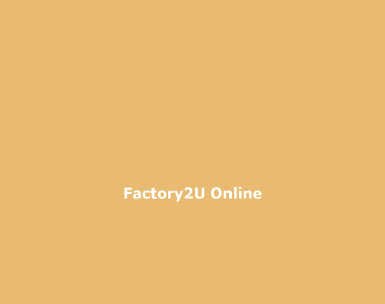 Factory2u.com thumbnail