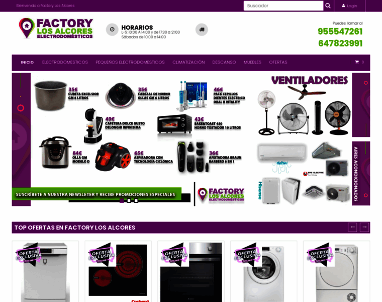 Factoryelectrodomesticoslosalcores.com thumbnail