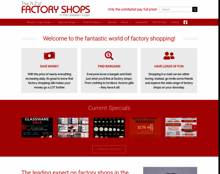 Factoryshops.co.za thumbnail