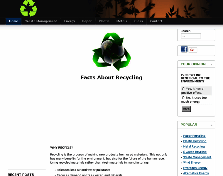 Facts-about-recycling.com thumbnail