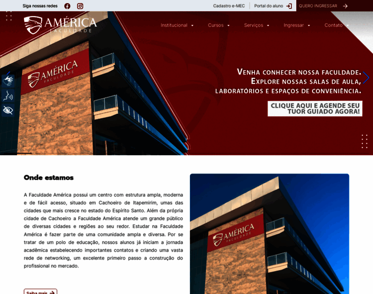 Faculdadeamerica.com.br thumbnail