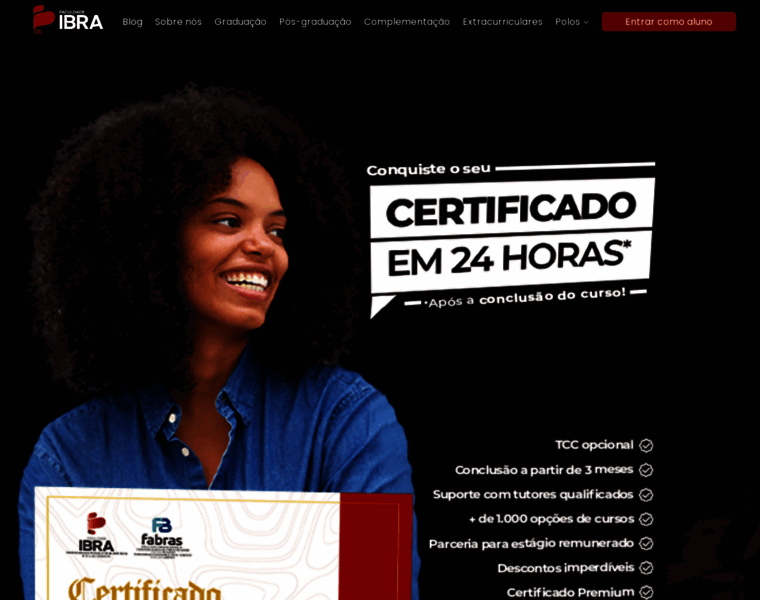 Faculdadeibra.edu.br thumbnail