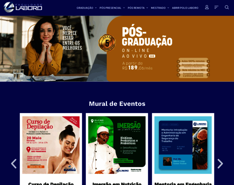 Faculdadelaboro.com.br thumbnail