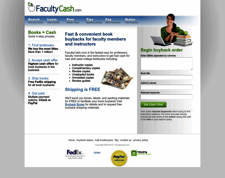 Facultycash.com thumbnail