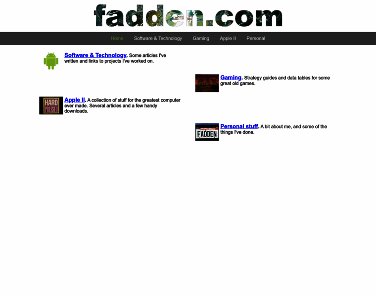 Fadden.com thumbnail