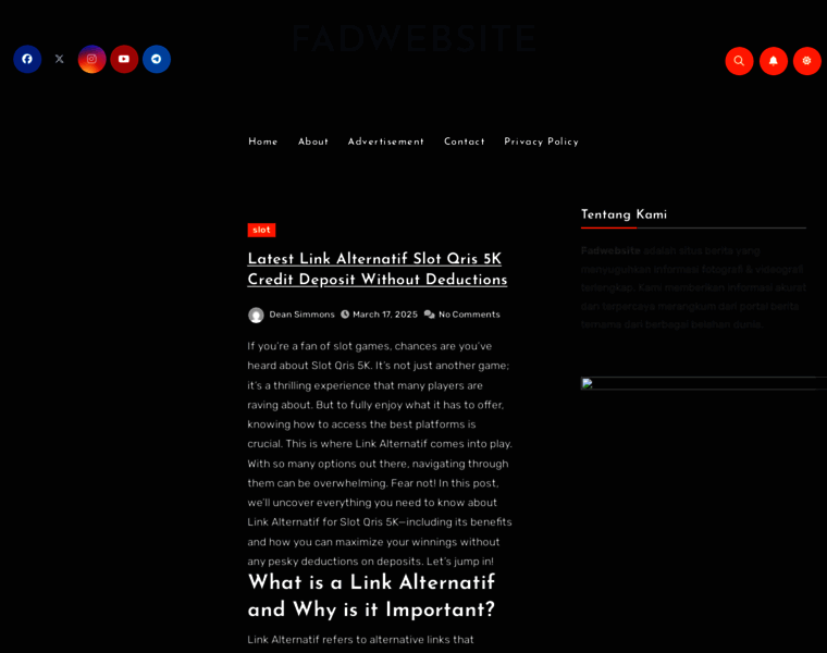 Fadwebsite.com thumbnail