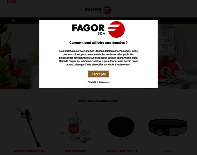 Fagor-sda.com thumbnail