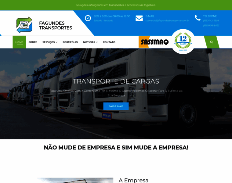 Fagundestransporte.com.br thumbnail
