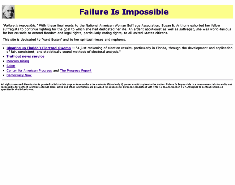 Failureisimpossible.com thumbnail