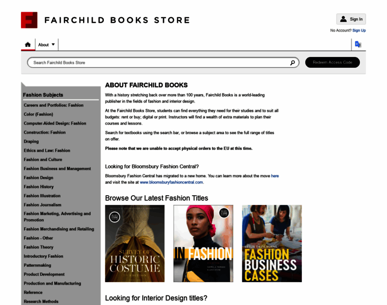 Fairchildbooks.com thumbnail