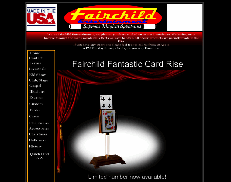 Fairchildmagic.com thumbnail