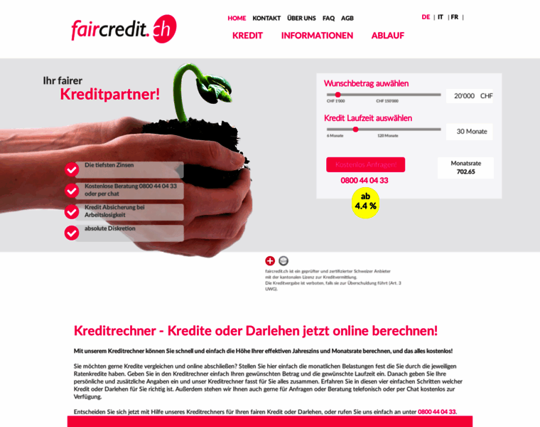 Faircredit.ch thumbnail
