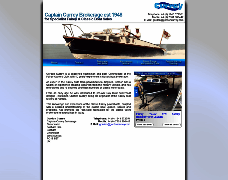 Fairey-boat-sales.com thumbnail