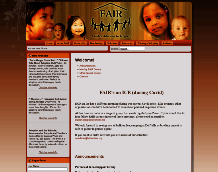 Fairfamilies.org thumbnail