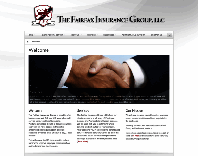 Fairfaxinsurancegroup.com thumbnail