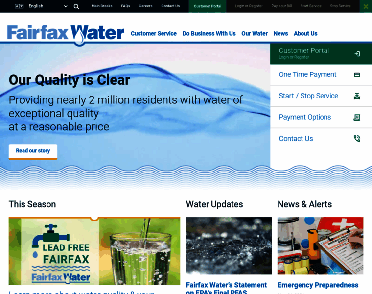 Fairfaxwater.org thumbnail