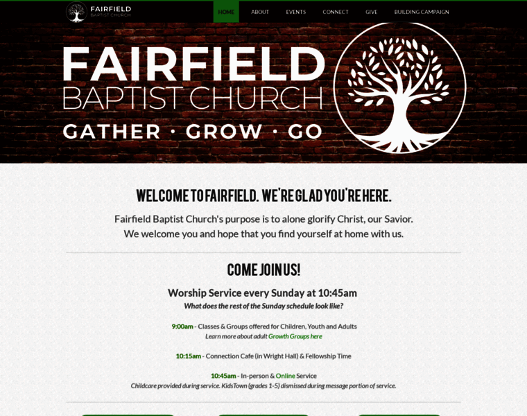 Fairfieldbaptistchurch.com thumbnail