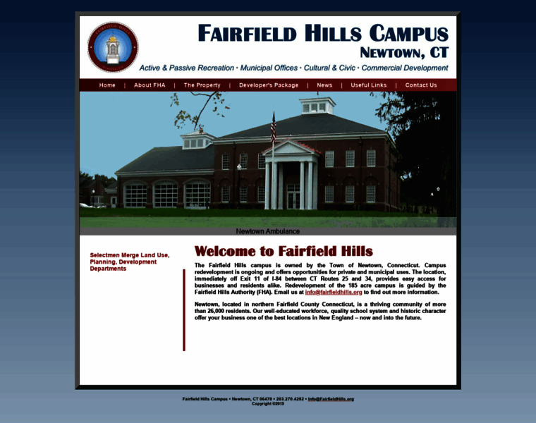 Fairfieldhills.org thumbnail