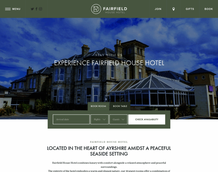 Fairfieldhotel.co.uk thumbnail