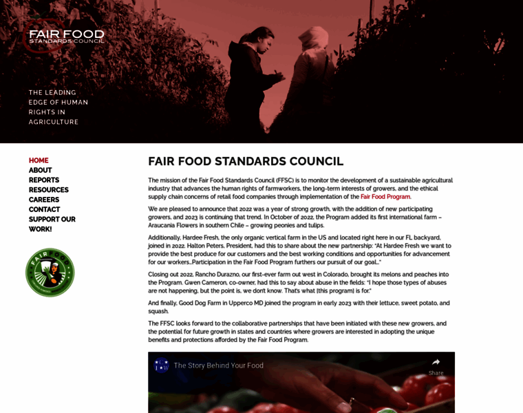 Fairfoodstandards.org thumbnail