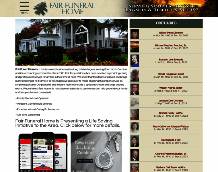 Fairfuneralhome.com thumbnail
