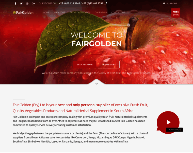 Fairgolden.co.za thumbnail