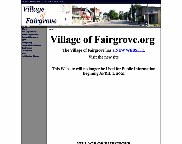 Fairgrovevillage.org thumbnail
