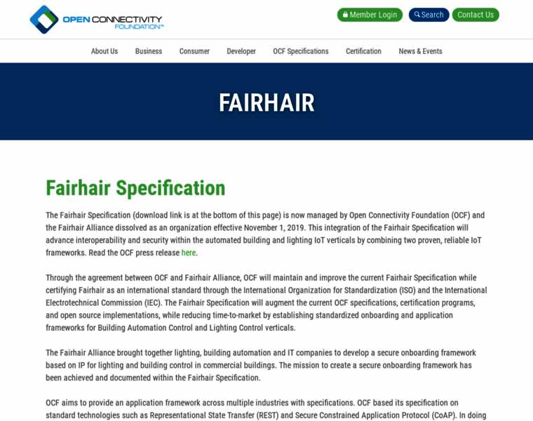 Fairhair-alliance.org thumbnail