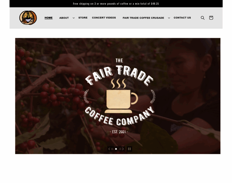 Fairtradecoffee.org thumbnail