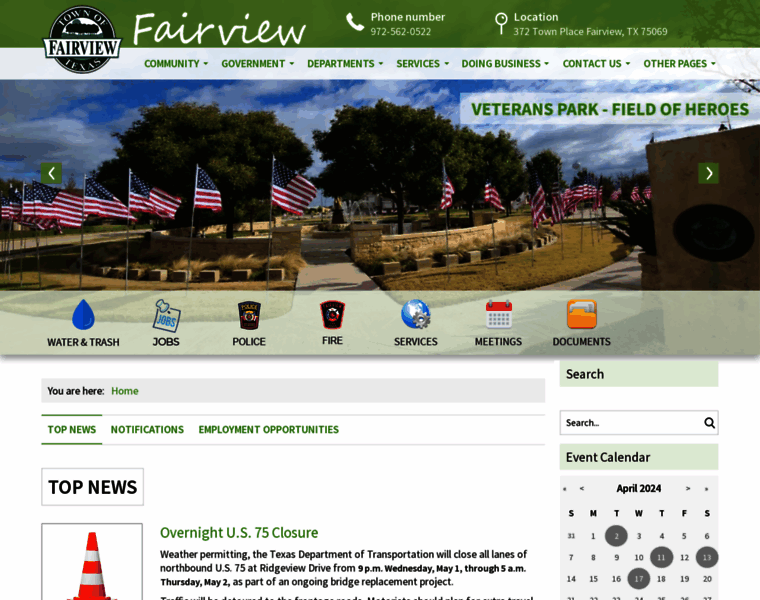 Fairviewtexas.org thumbnail