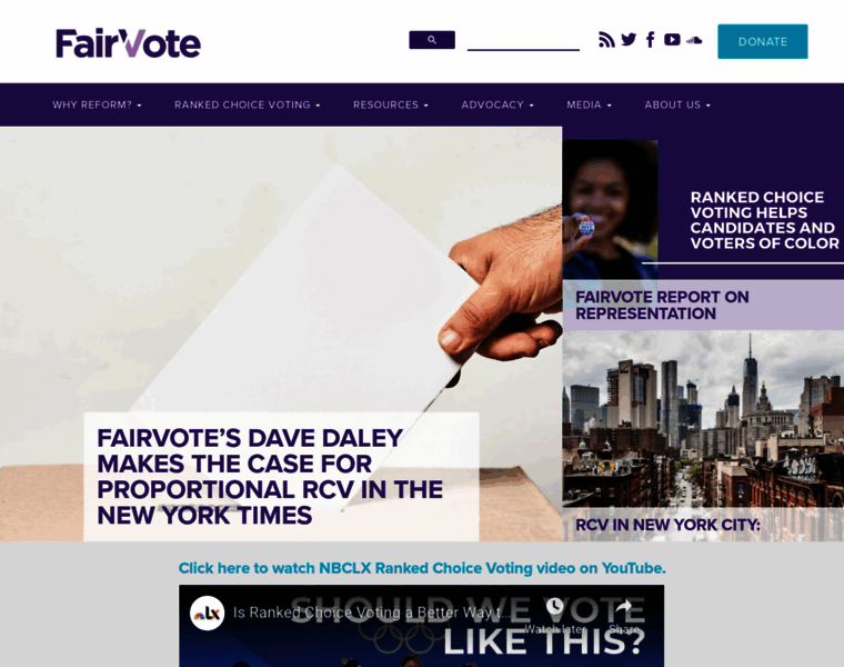 Fairvote.com thumbnail