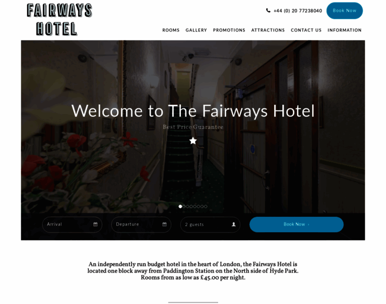 Fairwayshotel.com thumbnail