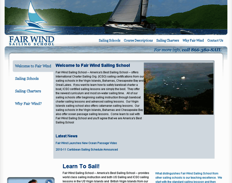 Fairwindsailing.com thumbnail