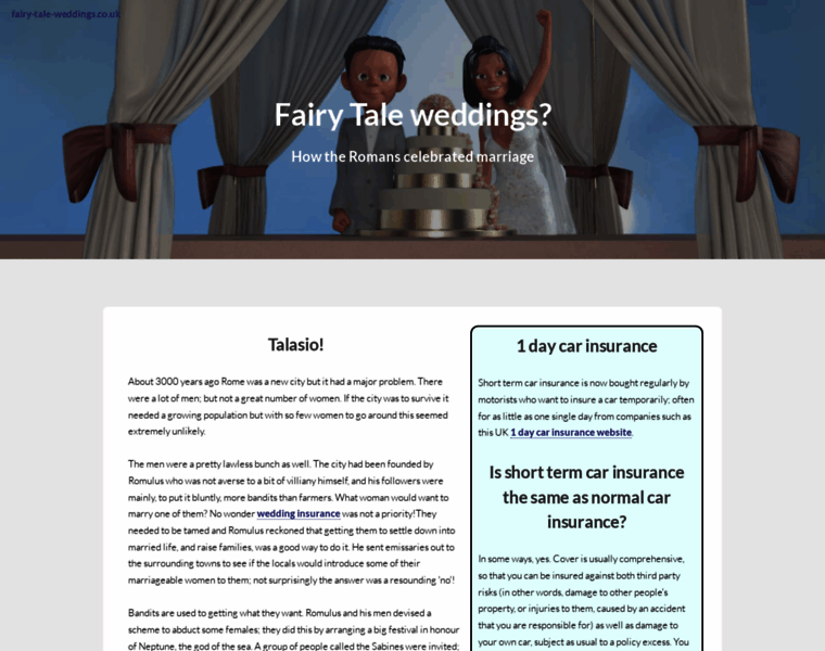 Fairy-tale-weddings.co.uk thumbnail