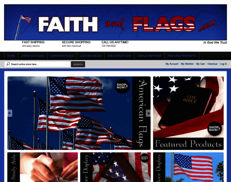 Faithandflags.com thumbnail