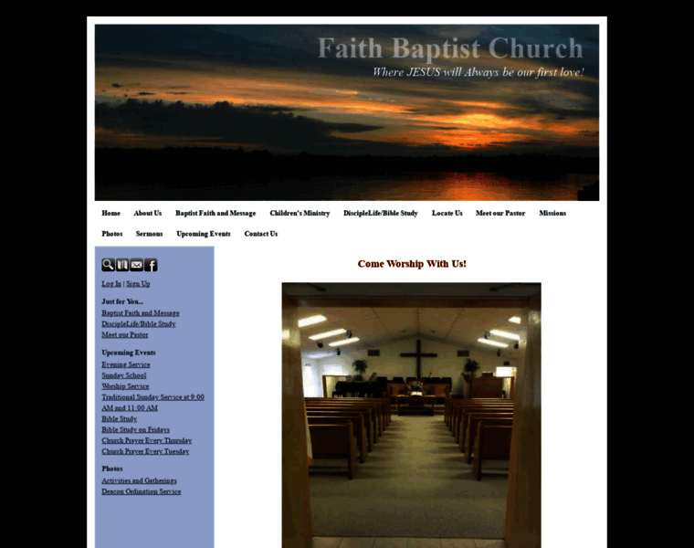 Faithbaptistrockledge.com thumbnail