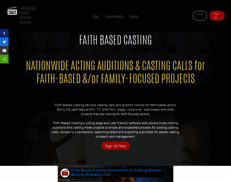 Faithbasedcasting.com thumbnail