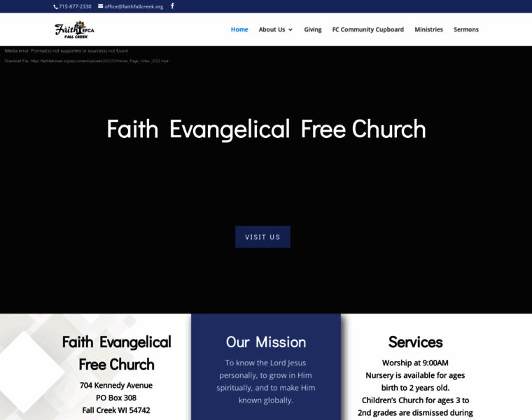 Faithfallcreek.org thumbnail