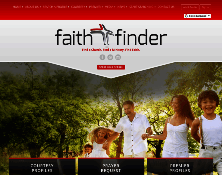 Faithfinder.com thumbnail